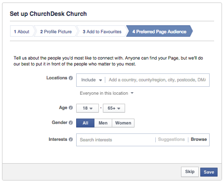 Save your Facebook page