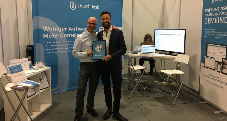 ChurchDesk auf dem Kirchentag